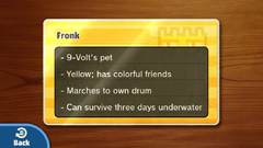 One of the Character Cards, as they appear on the GamePad.