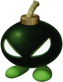 Concept artwork of a green Bombite in the Nintendo Switch remake of The Legend of Zelda: Link's Awakening