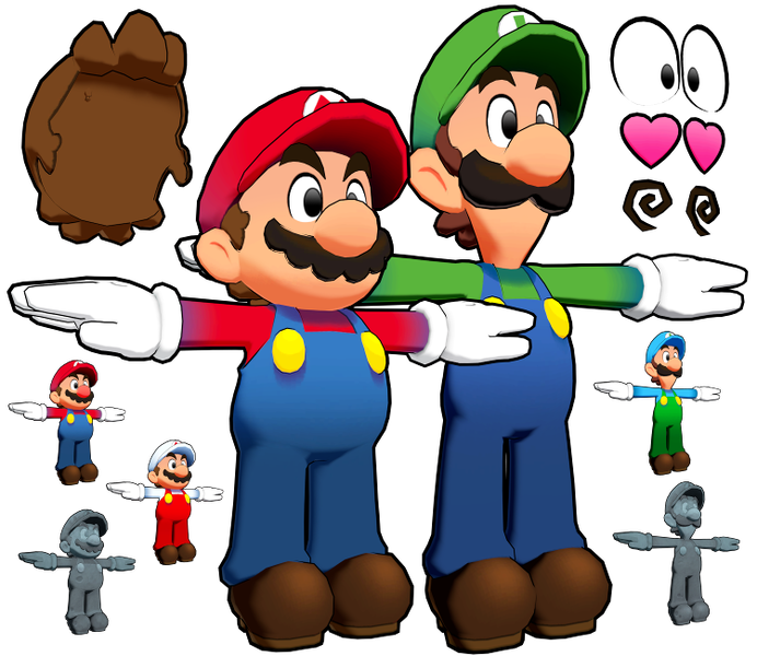 File:MALBS Mario and Luigi Model.png