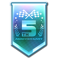 The Today's Challenge 5th Anniversary badge from the 2024 re-run of this tour