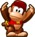 Mini Diddy Kong, from Mini Mario & Friends: amiibo Challenge