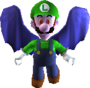 Luigi using the Vampire Candy