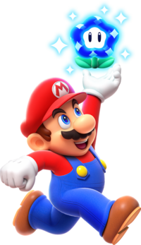 Transparent artwork of Mario for Super Mario Bros. Wonder