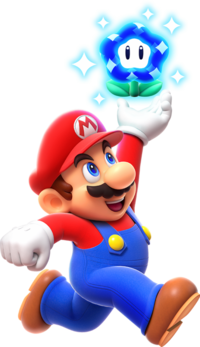 Transparent artwork of Mario for Super Mario Bros. Wonder