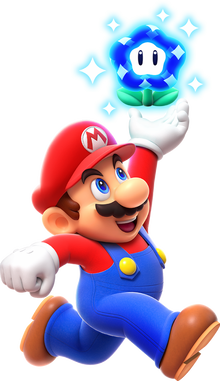 Transparent artwork of Mario for Super Mario Bros. Wonder