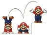 Mario doing a High Jump from a Handstand