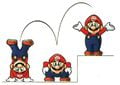 Mario doing a Handstand Jump