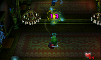 The Mirror Room in the Nintendo 3DS remake of Luigi's Mansion.