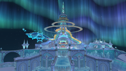 Thumbnail for "Starview Peak" from Mario Kart World used for Nintendo Music