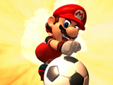 Mario about to unleash his Super Strike