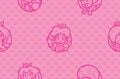 Pink Princess Peach dotted background