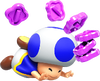 Artwork of Blue Toad from Super Mario Bros. Wonder