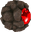 Rendered model of a Ruby Rock from Super Mario Galaxy.