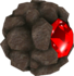 Rendered model of the boulder obstacle in Super Mario Galaxy.
