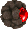 Rendered model of the boulder obstacle in Super Mario Galaxy.