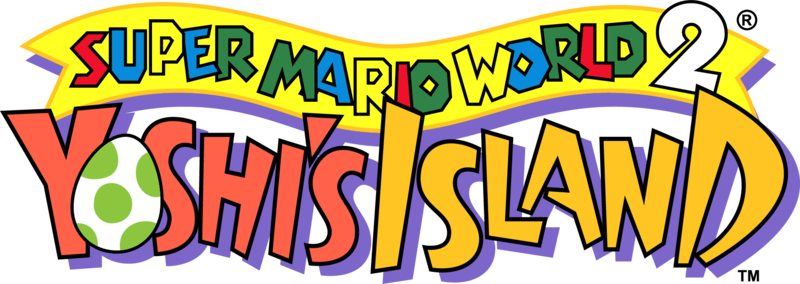 File:SMW2 Yoshi's Island Logo Alt.png