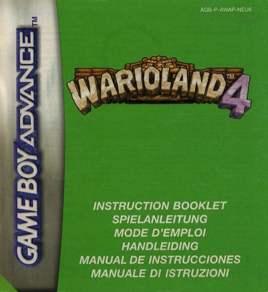 File:Wario Land 4 PAL instruction booklet.jpg