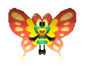 Wisdurm's butterfly form in Mario & Luigi: Bowser's Inside Story + Bowser Jr.'s Journey