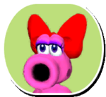 Duty-Free Shop icon of Birdo from Mario Party 7