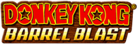 North American logo for Donkey Kong Barrel Blast