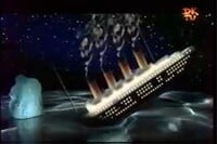 The Titanic in the Donkey Kong Planet skit "Camembert"