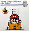"Who was known as the Egyptian god of the dead?"
