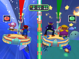 Gondola Glide at night from Mario Party 6