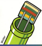 Artwork of a wafer from the Atari 2600 port of Mario Bros.