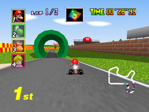 N64 Mario Raceway - Super Mario Wiki, the Mario encyclopedia