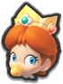 Baby Daisy's head icon in Mario Kart 8 Deluxe.