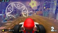 A star-shaped ring in Mario Kart Live: Home Circuit