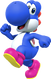 Blue Yoshi from Mario Kart Tour