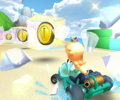 Thumbnail of the Rosalina Cup challenge from the Valentine's Tour; a Break Item Boxes challenge set on N64 Koopa Troopa Beach (reused as the Monty Mole Cup's bonus challenge in the April – May 2021 Sydney Tour)