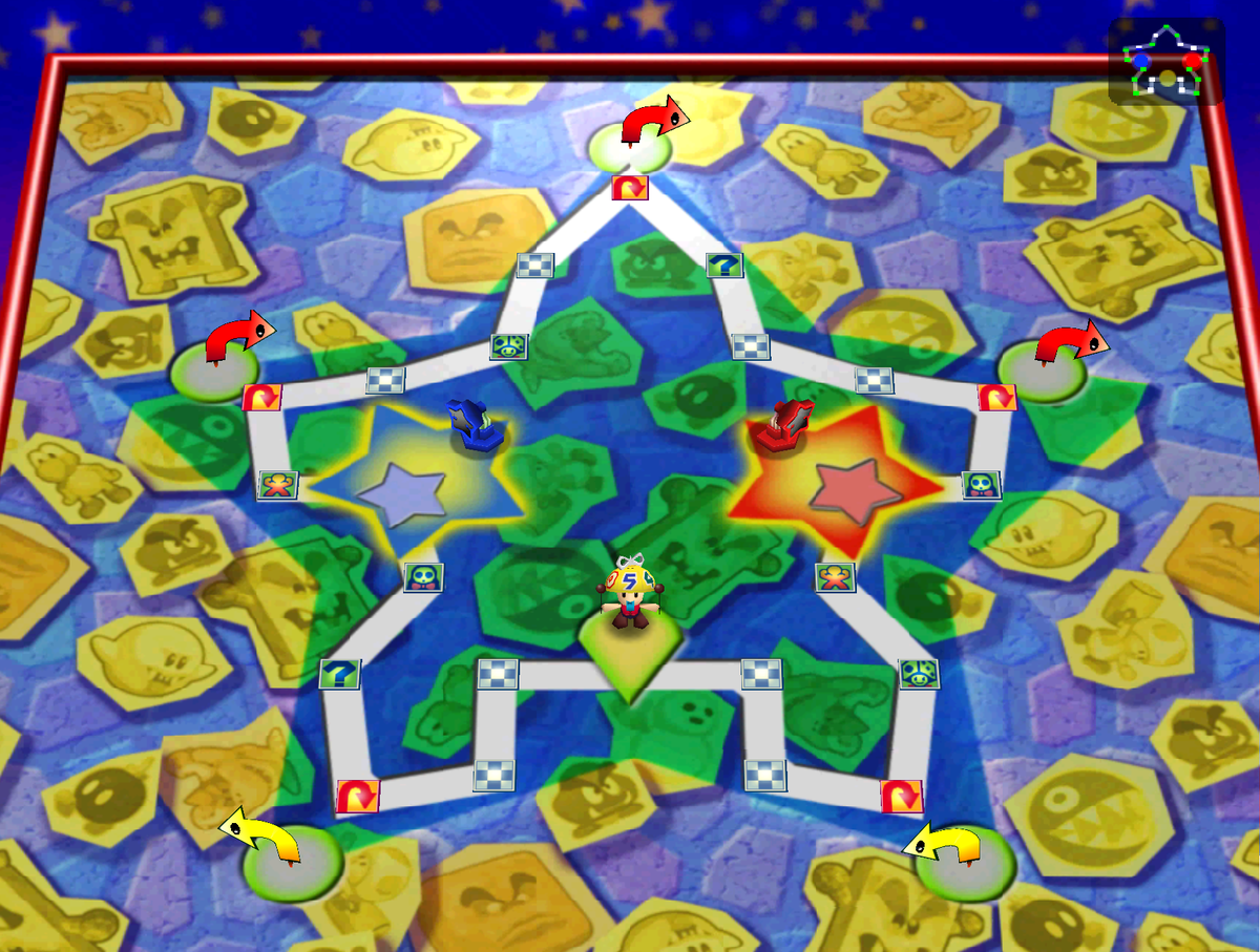 Mario Party 3 Maps Backtrack - Super Mario Wiki, The Mario Encyclopedia