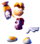 Artwork of Rayman from Mario + Rabbids Sparks of Hope