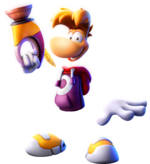 Artwork of Rayman from Mario + Rabbids Sparks of Hope