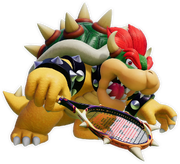 Artwork of Bowser from Mario Tennis Fever