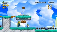 Luigi sighting in Wiggler Rodeo from New Super Luigi U