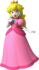 Artwork of Princess Peach for New Super Mario Bros. Wii (reused in Mario and Sonic at the London 2012 Olympic Games, Mario Party: Island Tour and Mario Kart Tour)