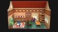 The Excess Express scale model in the Nintendo Switch version of Paper Mario: The Thousand-Year Door