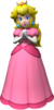 Artwork of Princess Peach for Mario Party 6 (reused for Super Mario 64 DS, Mario Party 7, New Super Mario Bros. and Mario Party DS)