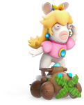 Artwork of Rabbid Peach from Mario + Rabbids Kingdom Battle