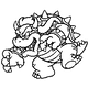 Bowser Stamp from Super Mario 3D World.