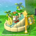 Screenshot of the level icon of Plessie's Plunging Falls in Super Mario 3D World