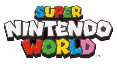 The logo for Super Nintendo World