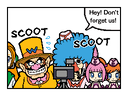 Slideshow comic panel in WarioWare: Snapped!