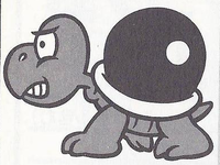 A Bombshell Koopa from Super Mario Land.