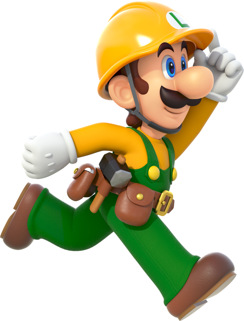 File:Builder Luigi Run.png - Super Mario Wiki, the Mario encyclopedia