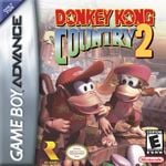 The Game Boy Advance cover art for Donkey Kong Country 2.