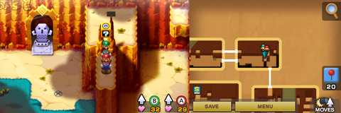 Twentieth block in Hoohoo Mountain of Mario & Luigi: Superstar Saga + Bowser's Minions.